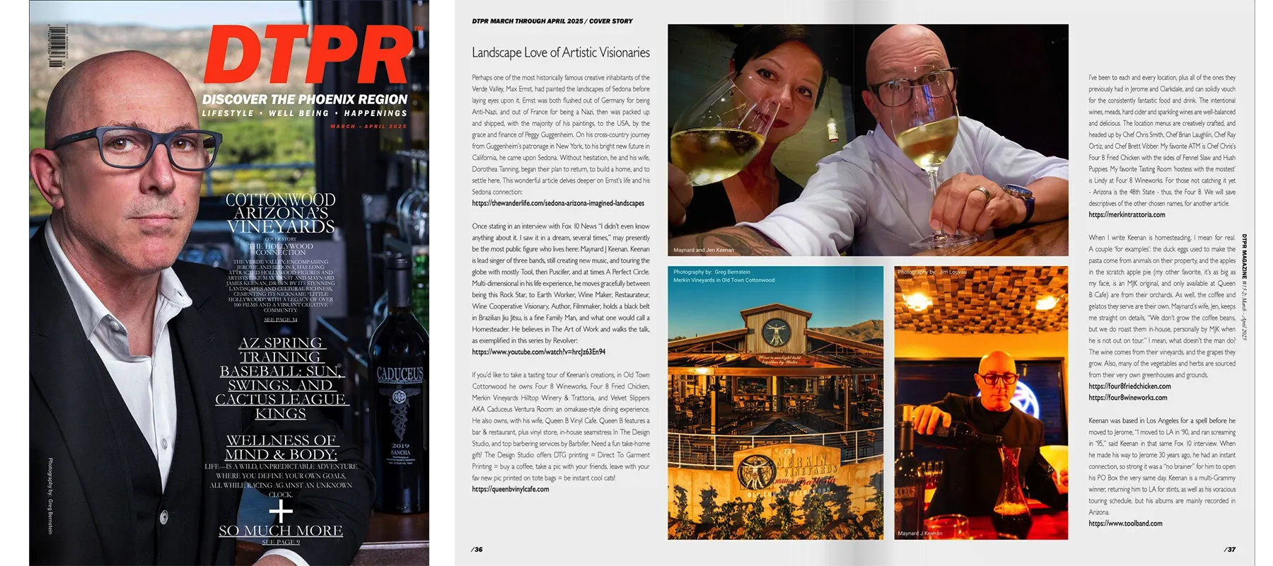 Rick Rome just dropped the March-April 2025 issue of Discover The Phoenix Region Magazine