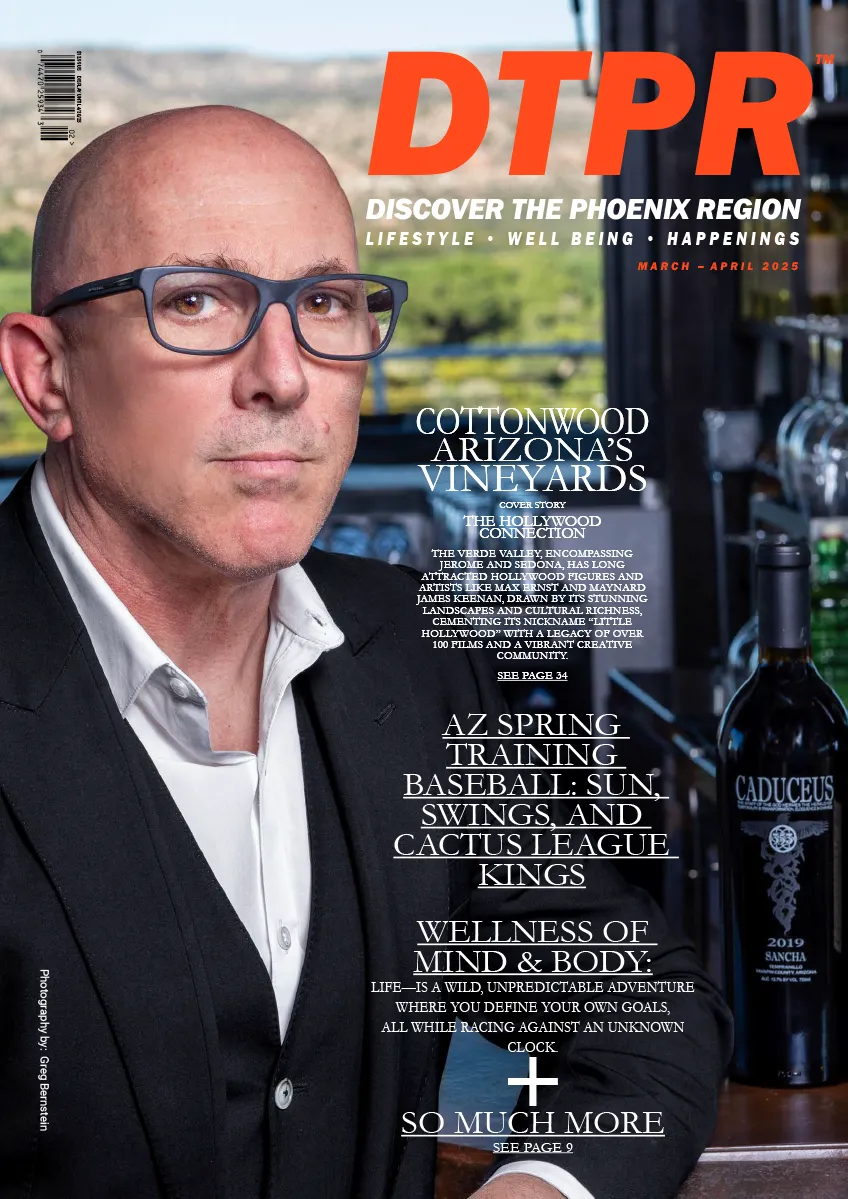 Discover The Phoenix Region Magazine. On The Cover: Maynard Keenan, Lead Singer – Tool
